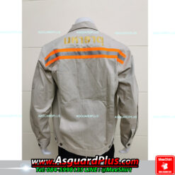 มหาธาตุ ปักโลโก้ เสื้อช็อป ราคาถูก แขนยาวสีกากี