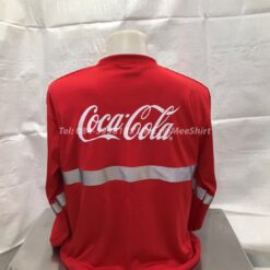 เสื้อคนงานแขนยาว โค้ก หลัง